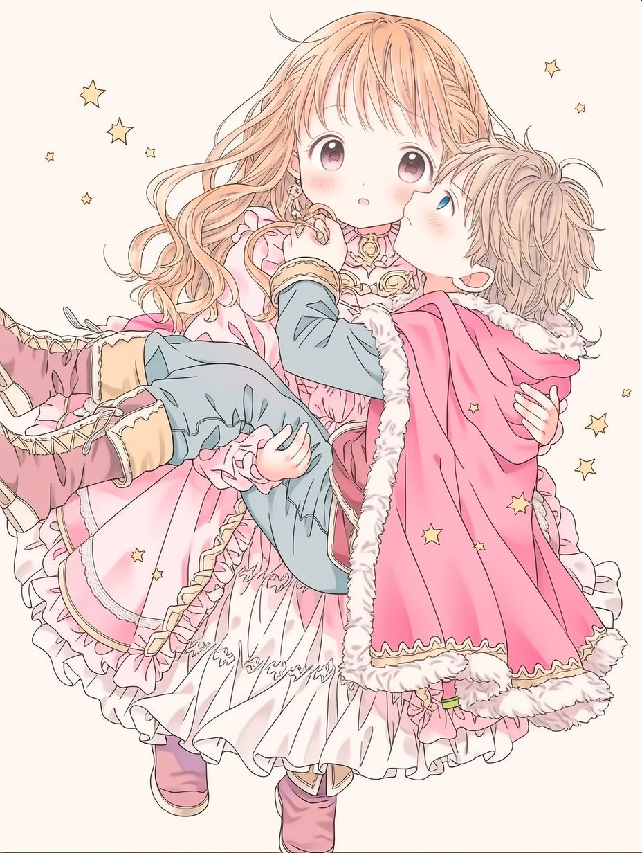 お姫さまが抱っこ