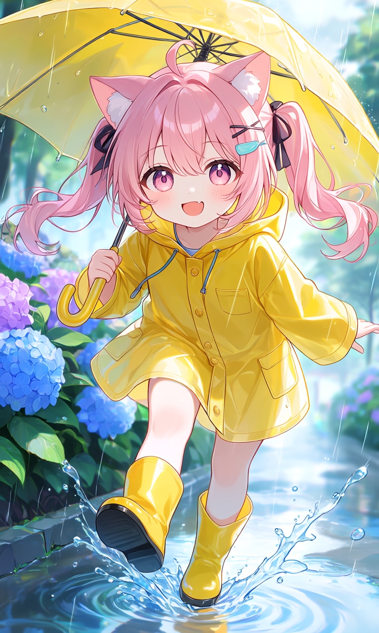 雨降りの公園