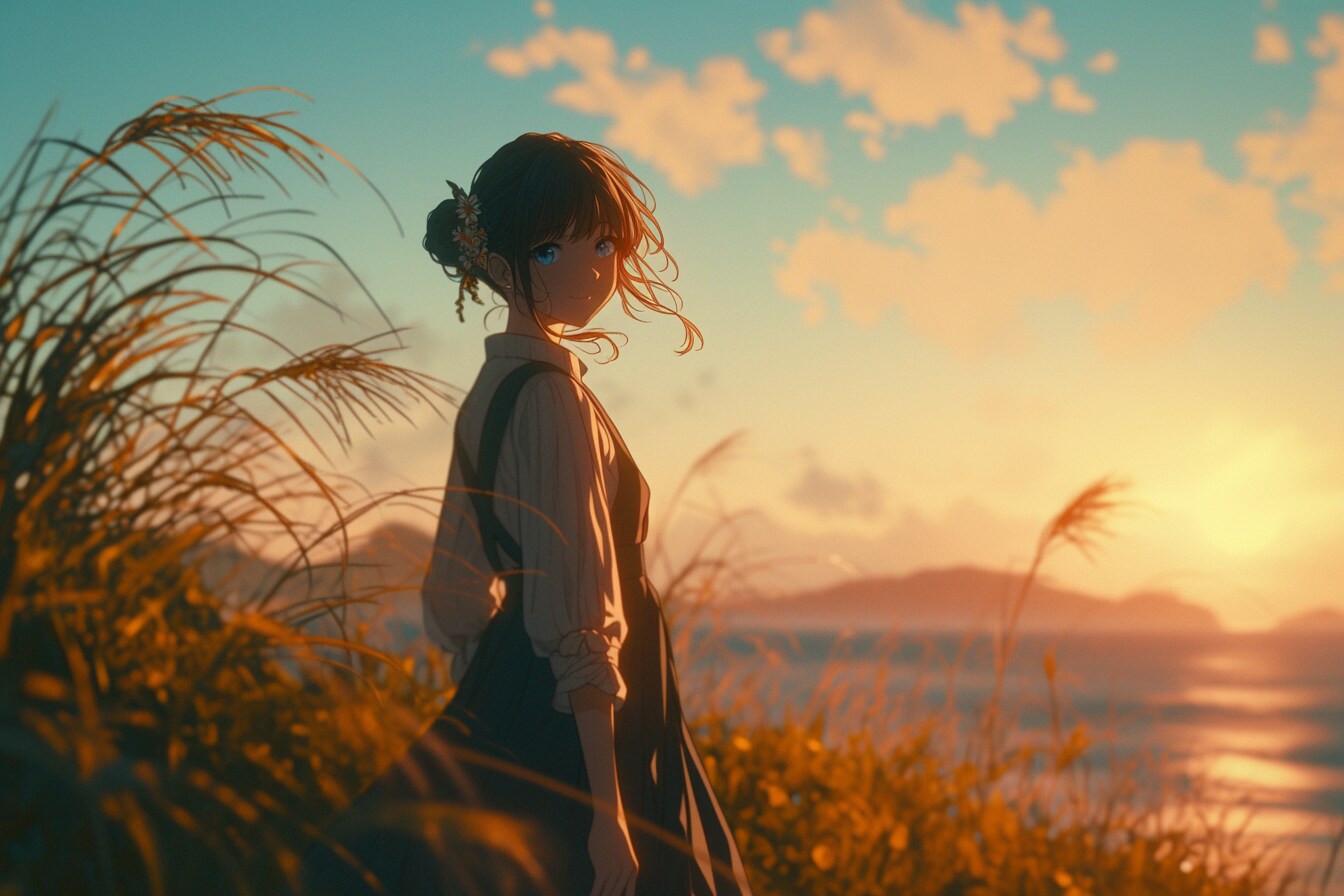 夕暮れのおだんごちゃん🍡✨34 | の人気AIイラスト・グラビア