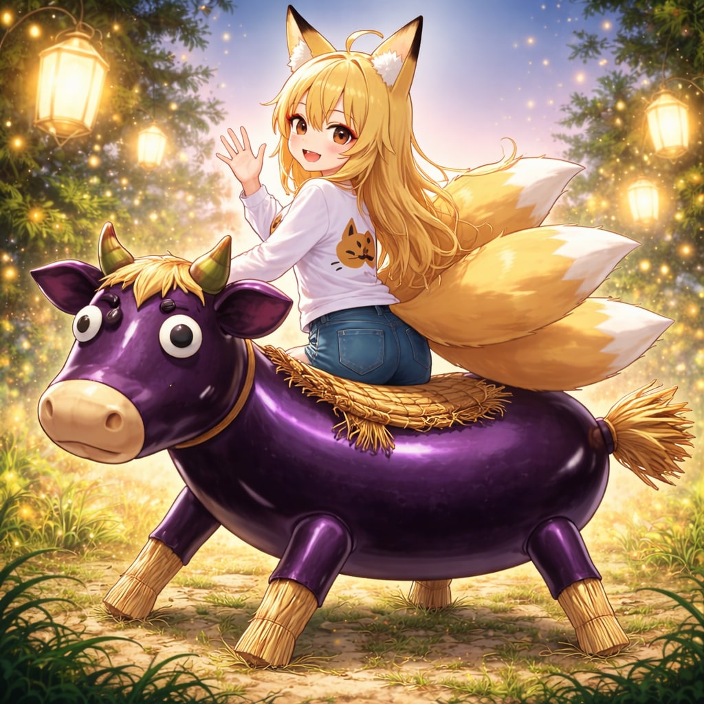 3/18　精霊の日　帰る狐っ娘 | の人気AIイラスト・グラビア