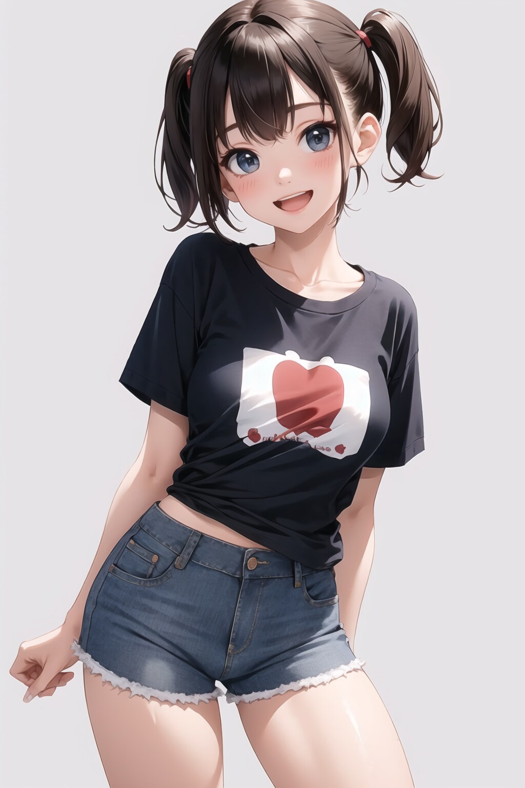 短パン少女