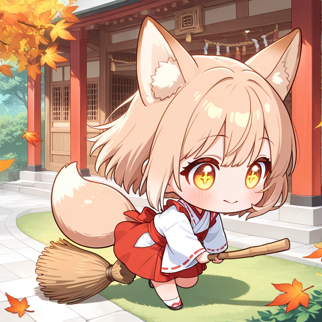chibi fox girl | の人気AIイラスト・グラビア