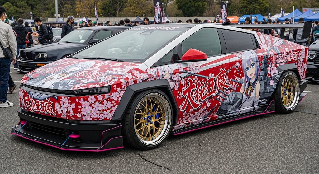 テスラサイバートラック艦これ痛車