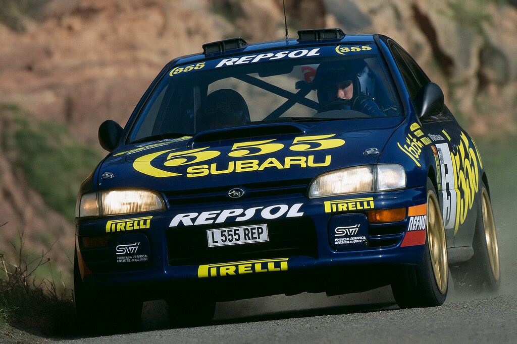 インプレッサWRX555ラリーカー