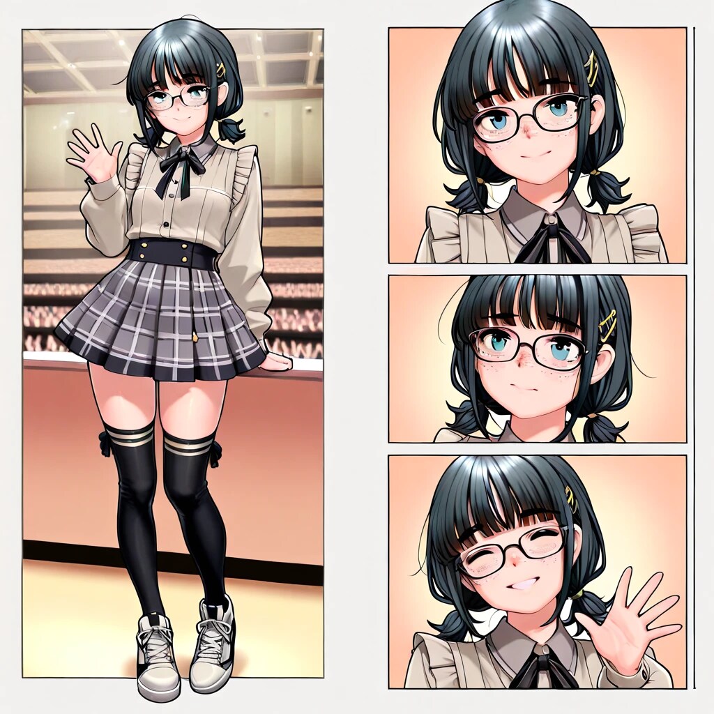 地味子ちゃんにっこり♪