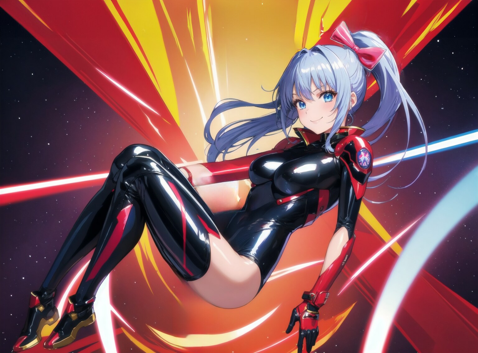 全身タイツガール