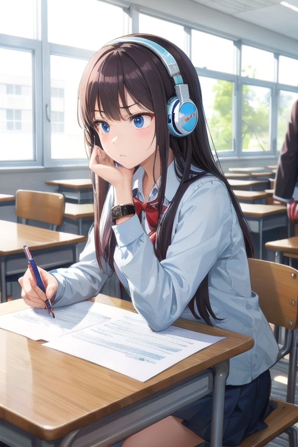 強気のカンニング