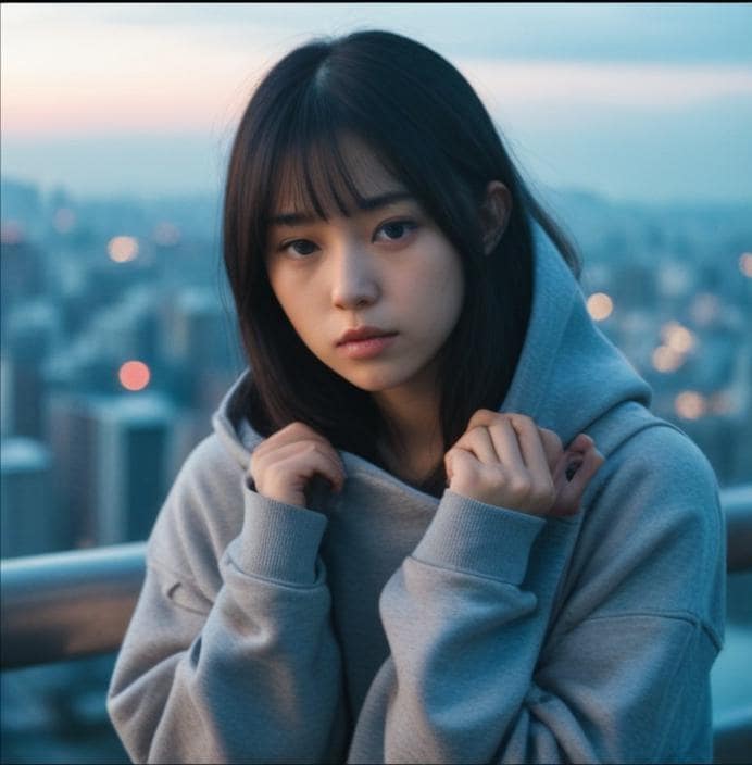根暗パーカー女子とフィンランドを楽しむ女子