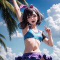 今日の競泳水着＋バニーガール少女（見下す目編） 5枚目