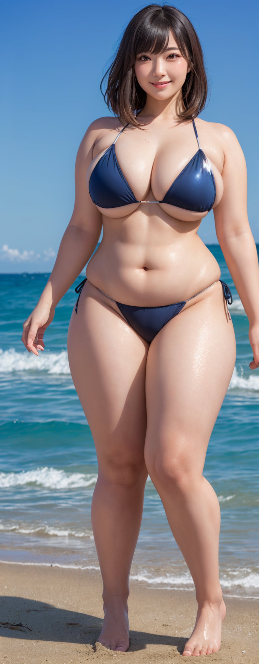 むっちむち水着女子