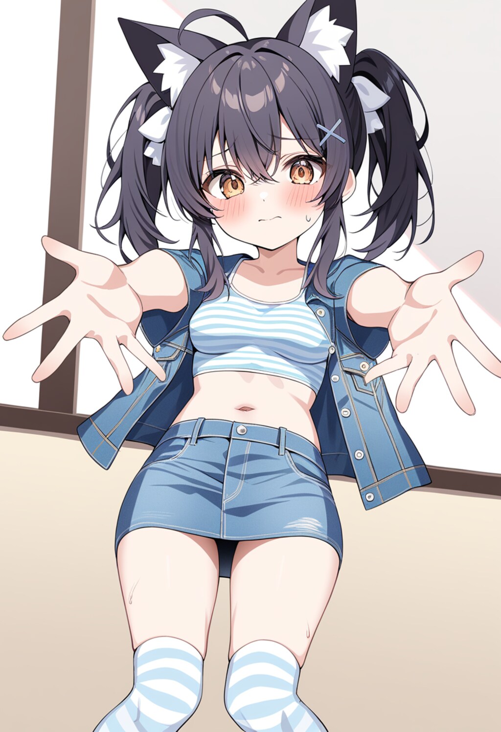 ネコミミジーンズ
