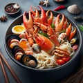 汁なしカニseafood noodle 4枚目