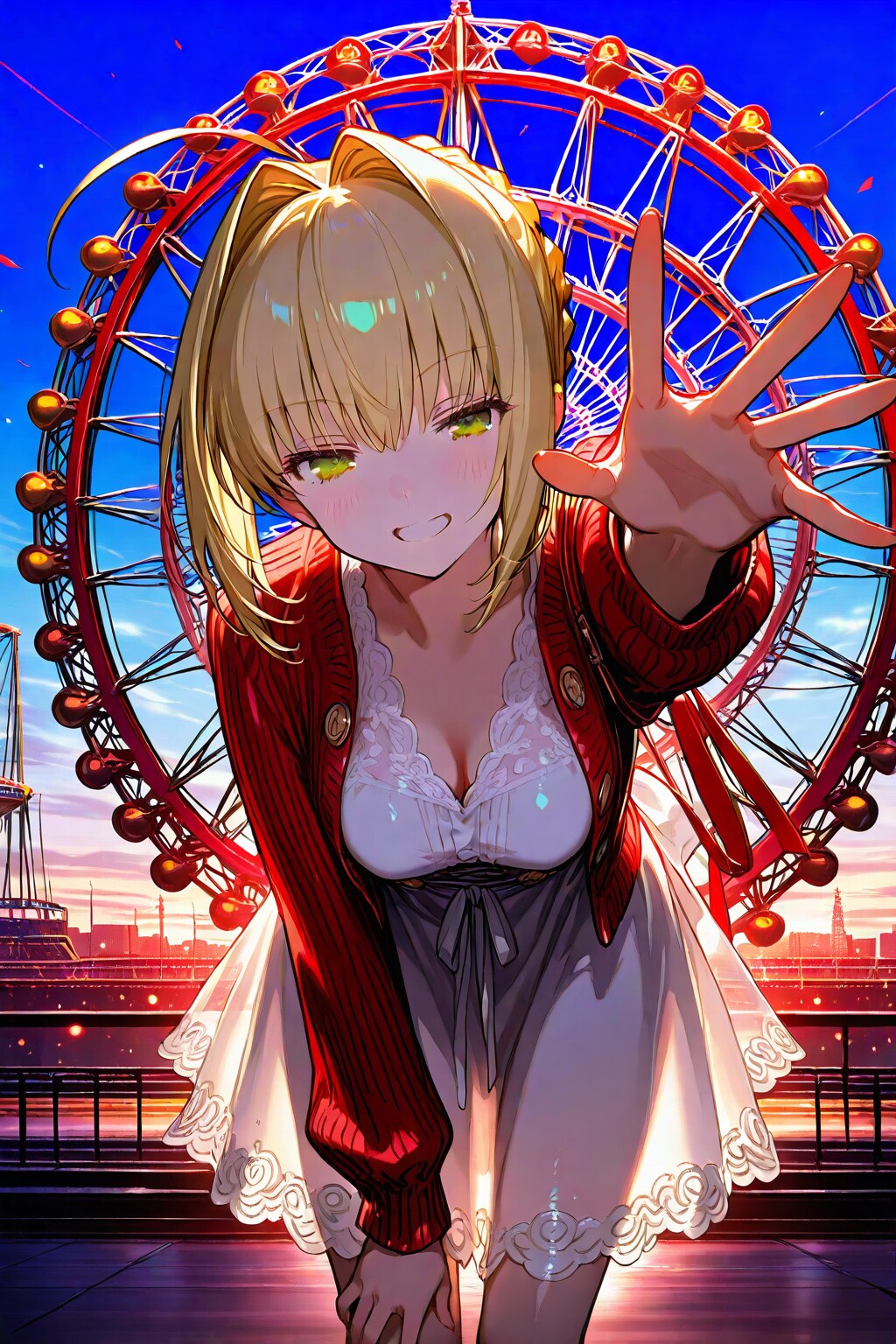 『ジェットコースターを７回でダウンとは。仕方ない、余が元気が出るよう撫でてやろう』ネロ＝クラディウス