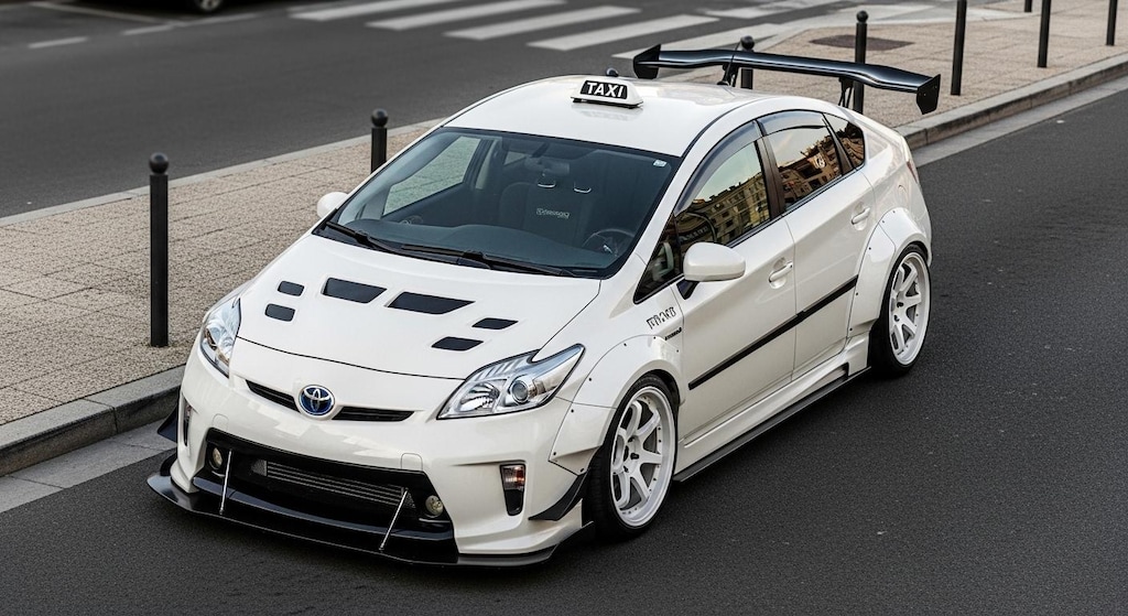 プリウスセダンタクシーのドリ車