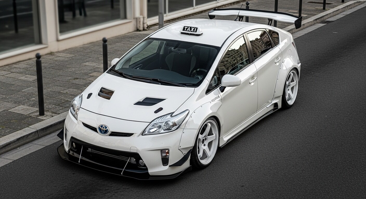 プリウスセダンタクシーのドリ車 | の人気AIイラスト・グラビア