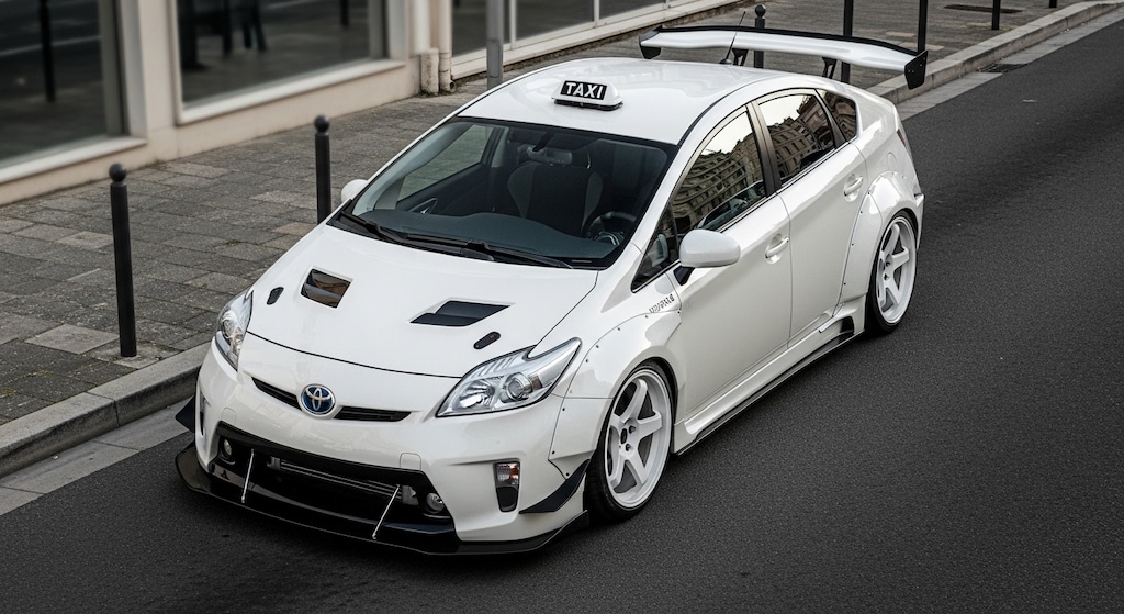 プリウスセダンタクシーのドリ車