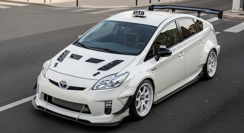 プリウスセダンタクシーのドリ車
