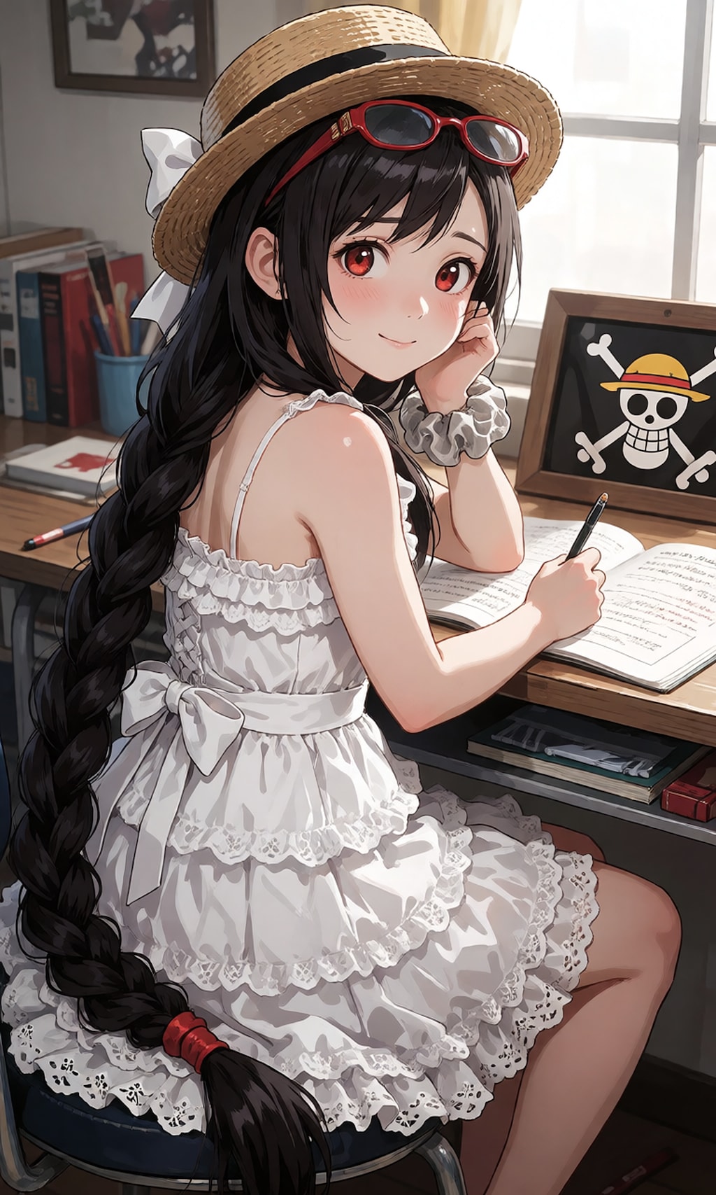 【麦わらとワンピース】宿題終わったら海賊王になってもいいよね？！