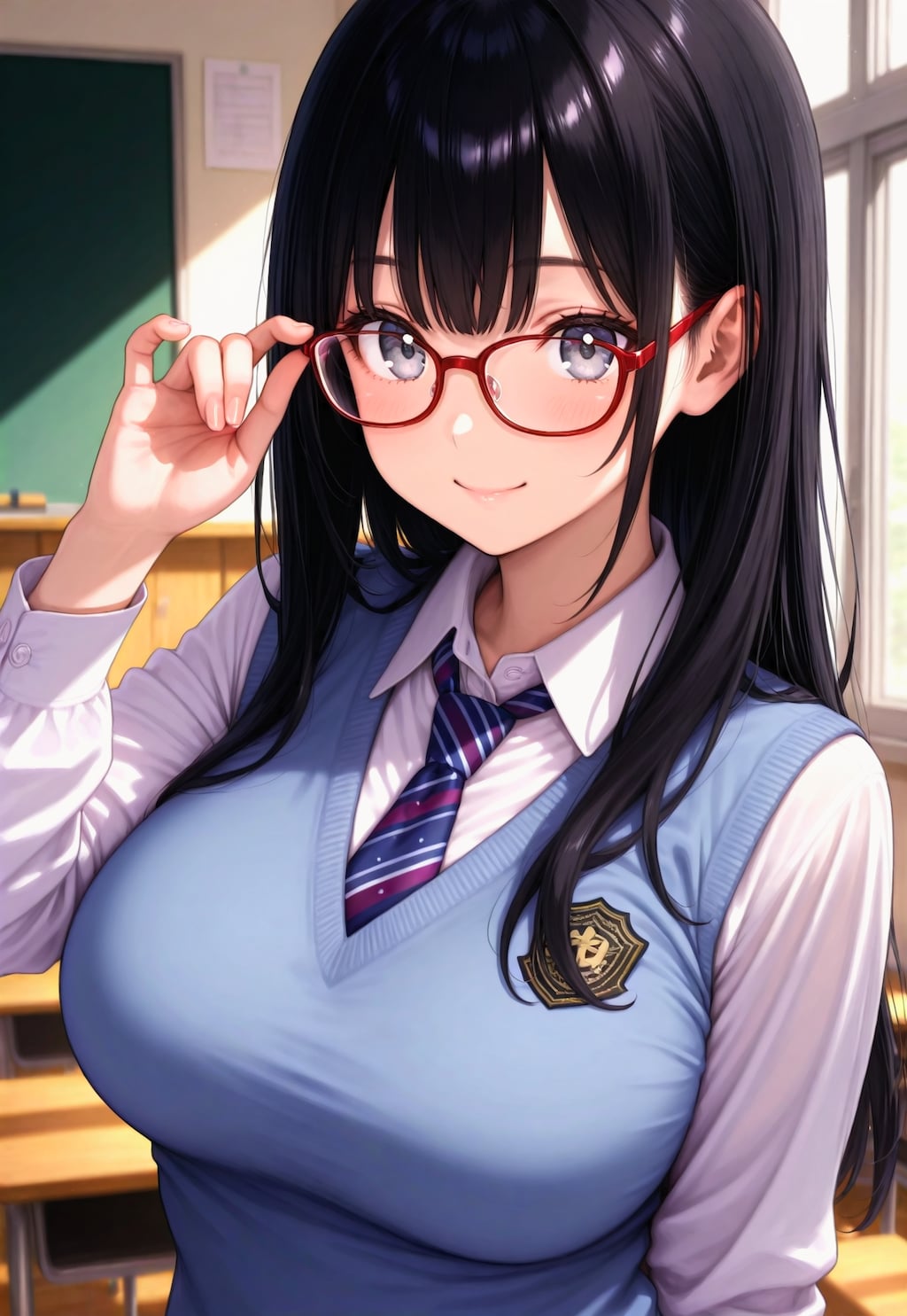 1698（水色のベスト）