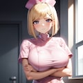 不機嫌な金髪ナース 2枚目