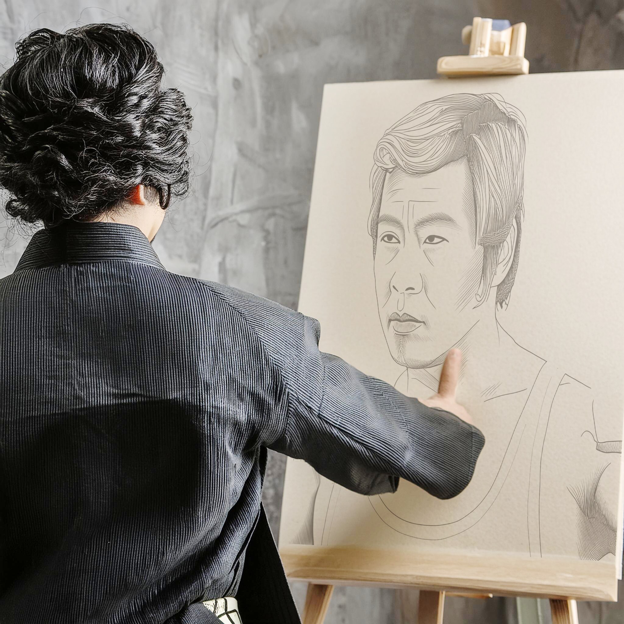 えー描いてやす