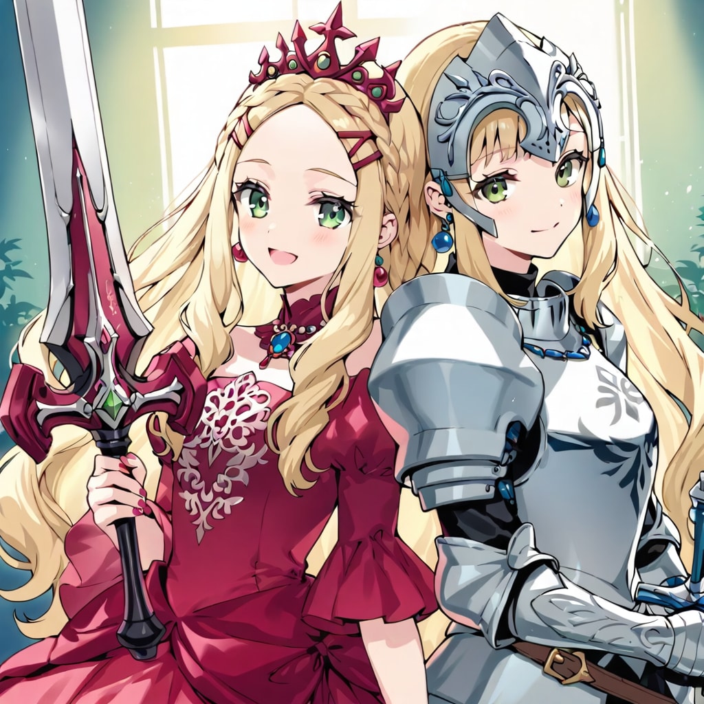 王女と騎士姫