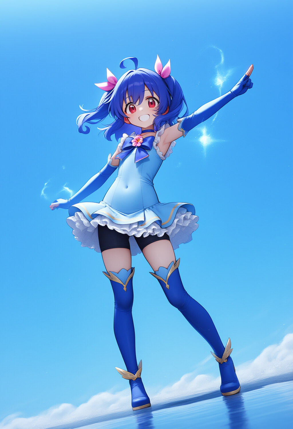 青スパッツちゃん