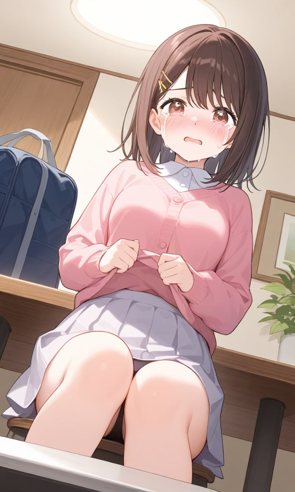 センシティブ・・・そうなのかな？意図せず出来た画像です、他で公開できなかったので、こちらで公開させて頂きます。(下着見えたらダメ？）一応 R１５で・・