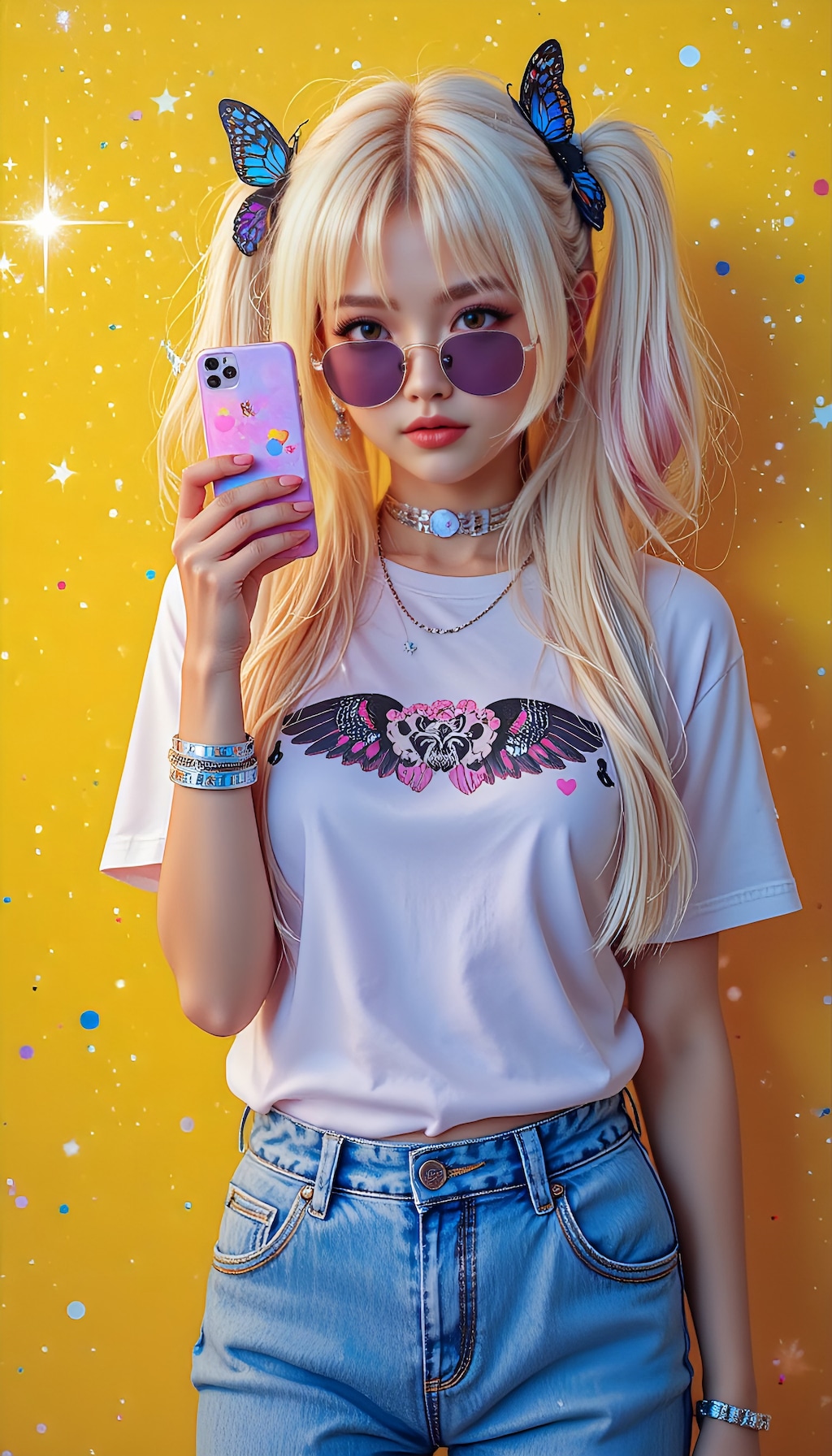 スマホとギャル