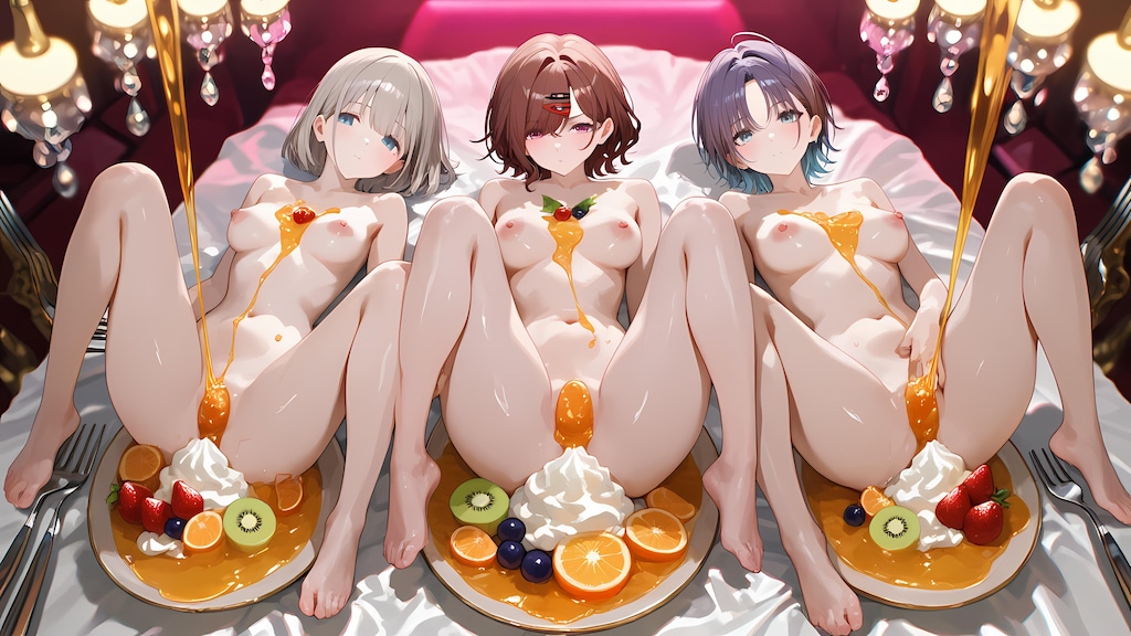 アイドル女体盛り2