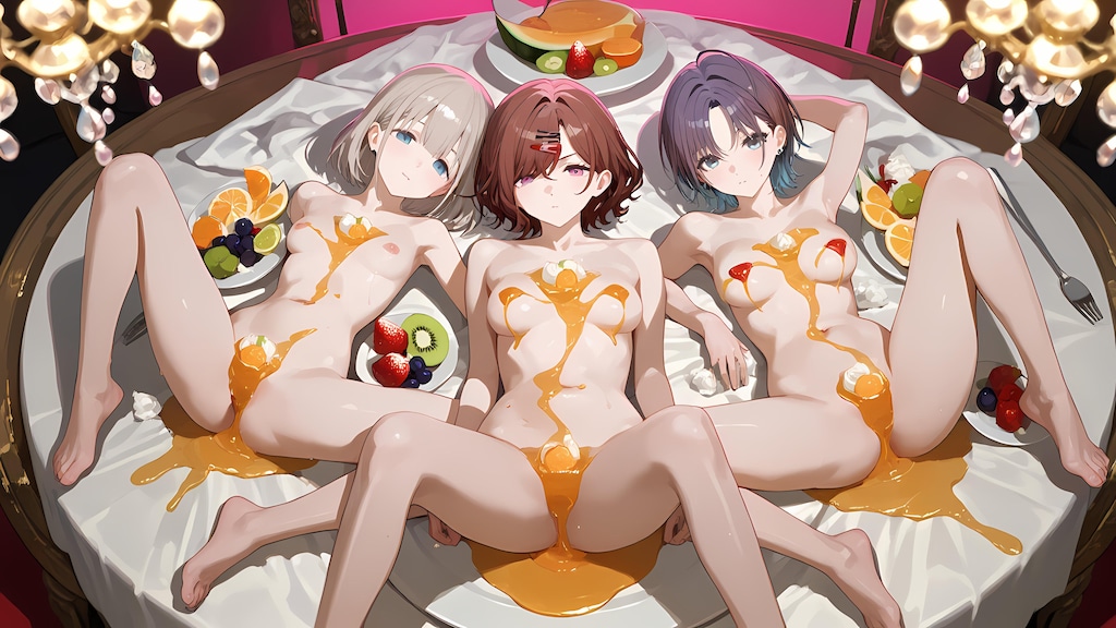 アイドル女体盛り2