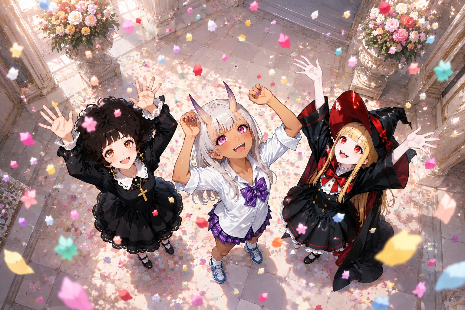 花吹雪の魔法 | の人気AIイラスト・グラビア