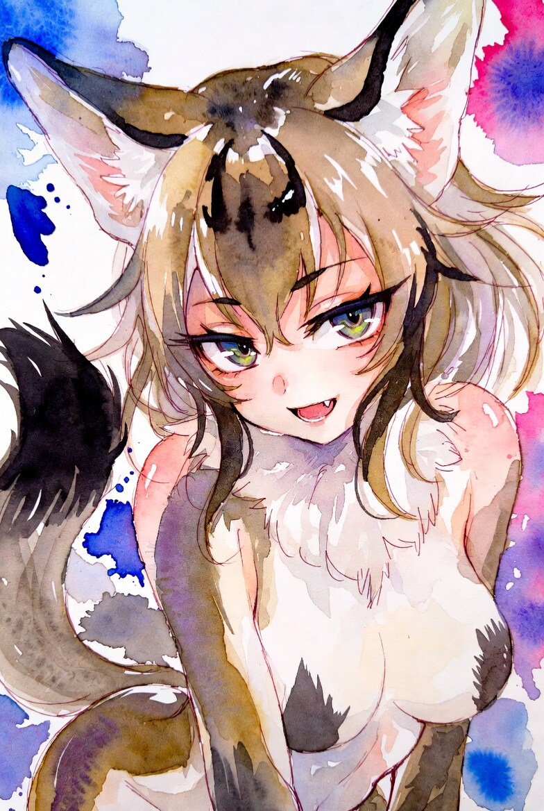上目遣い