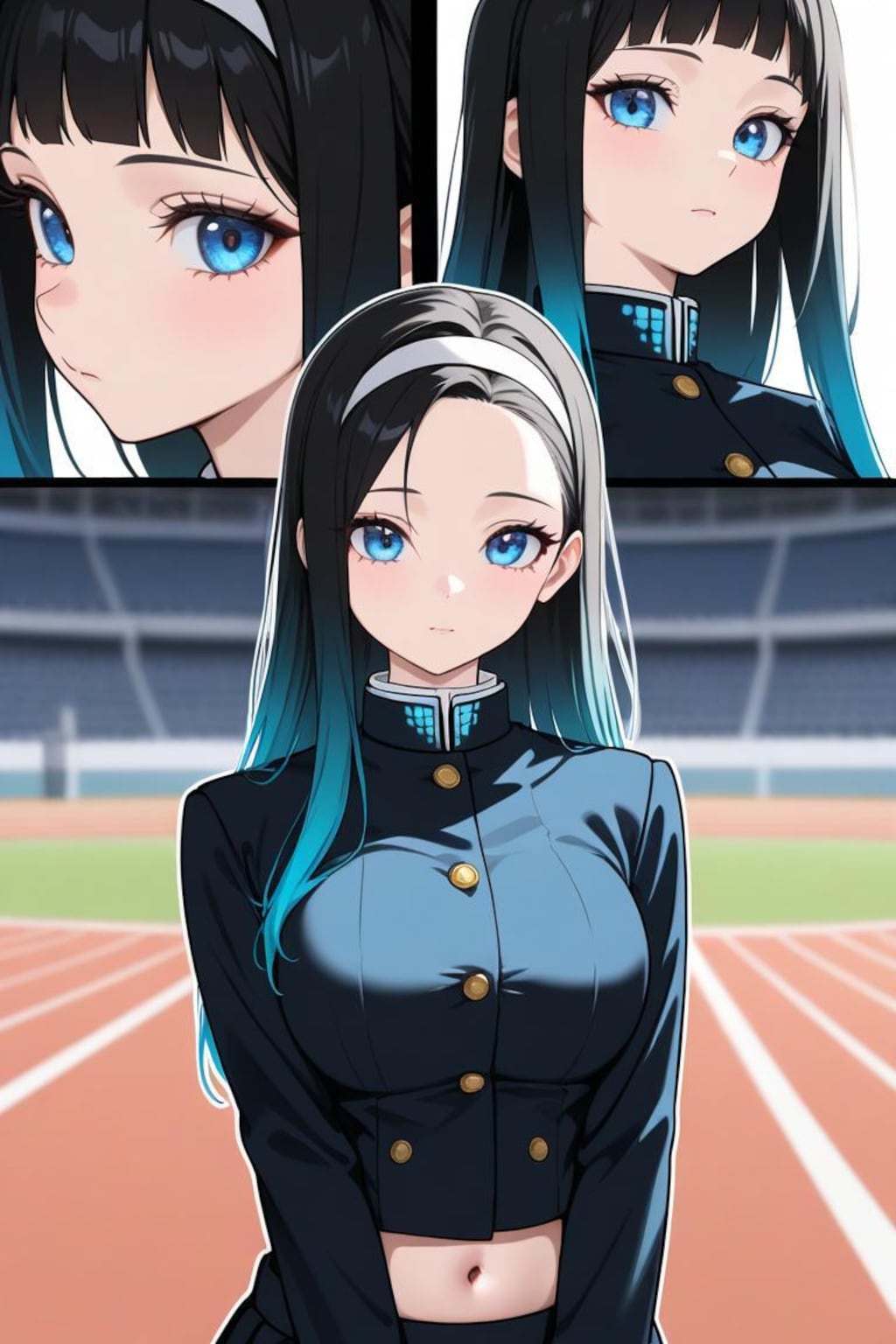 ヘソ出し応援団長