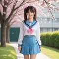 涼宮ハルヒの北校制服チャレンジ（はるかちゃん） 2枚目