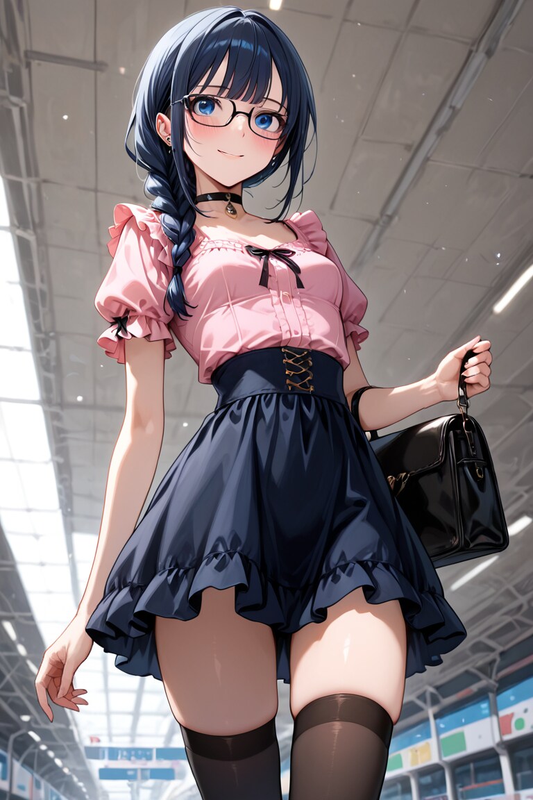 眼鏡っ娘✕地雷系 | の人気AIイラスト・グラビア