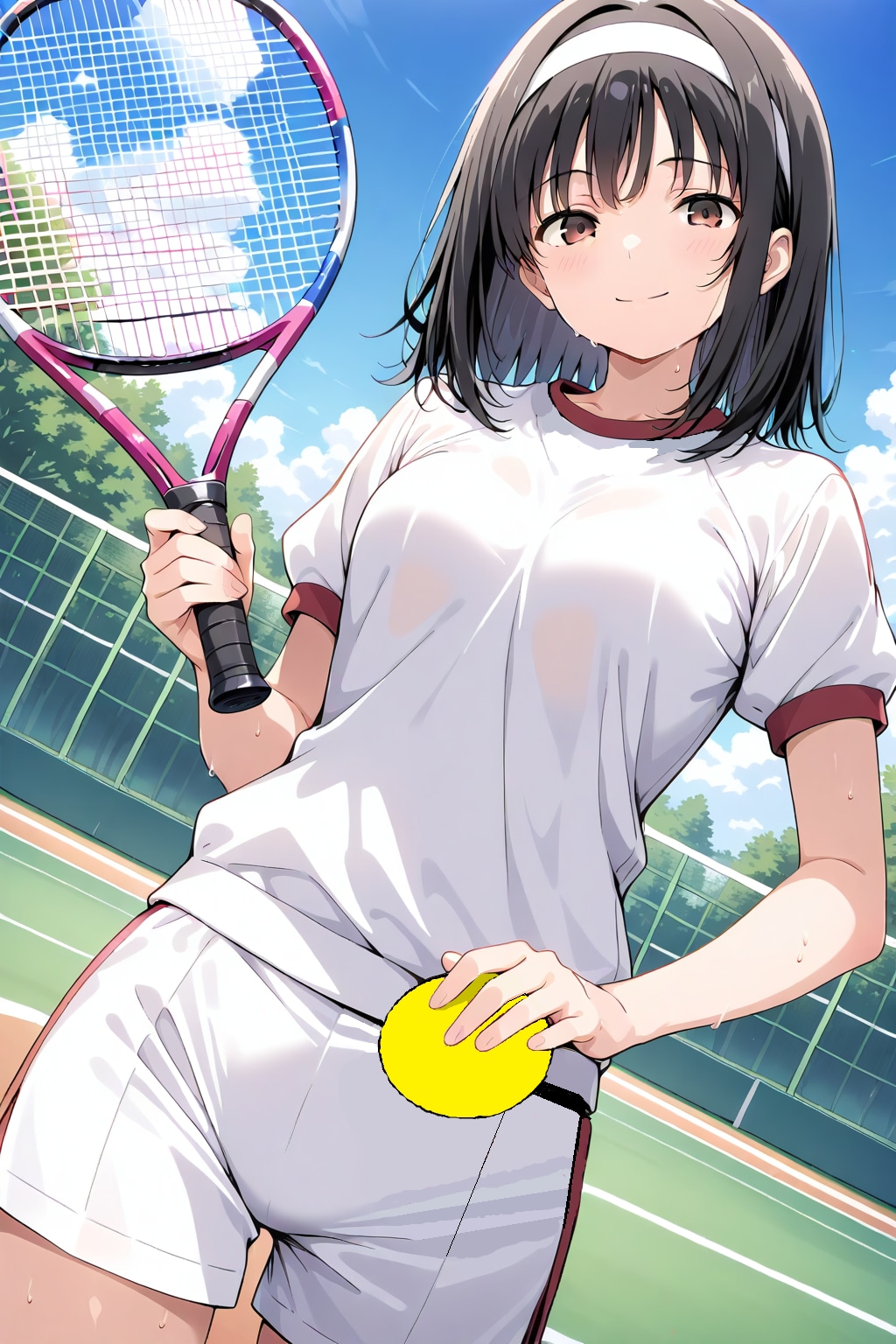 テニス部員の女の子 | の人気AIイラスト・グラビア