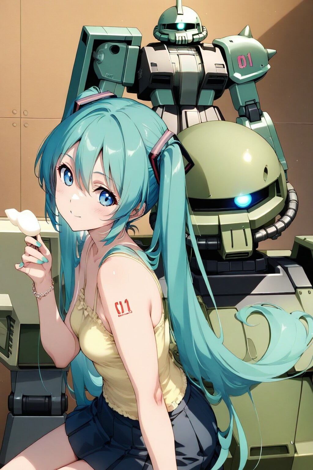 Miku 1 Zaku 2.