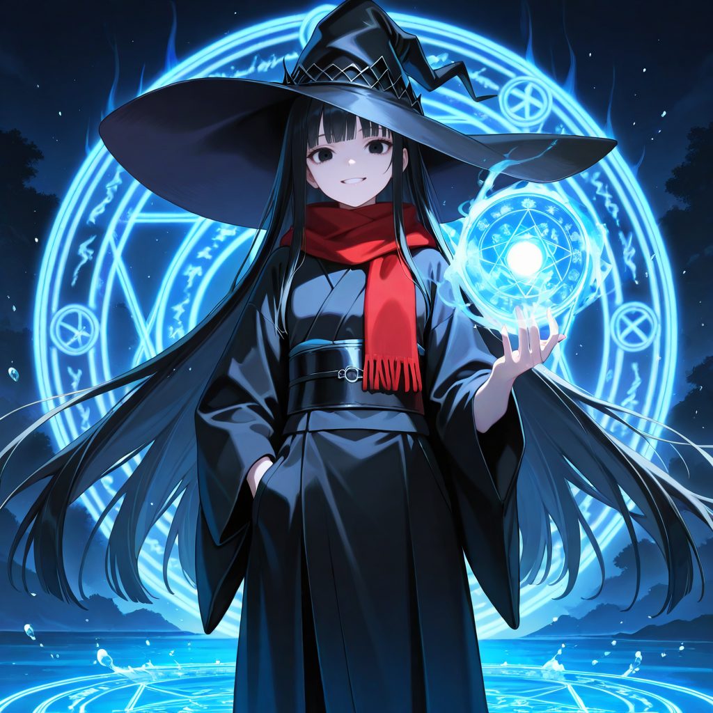 青魔法と魔女さん