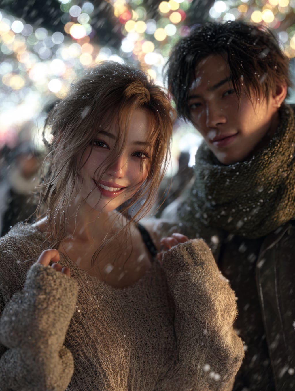 すっかりクリスマス気分の岬