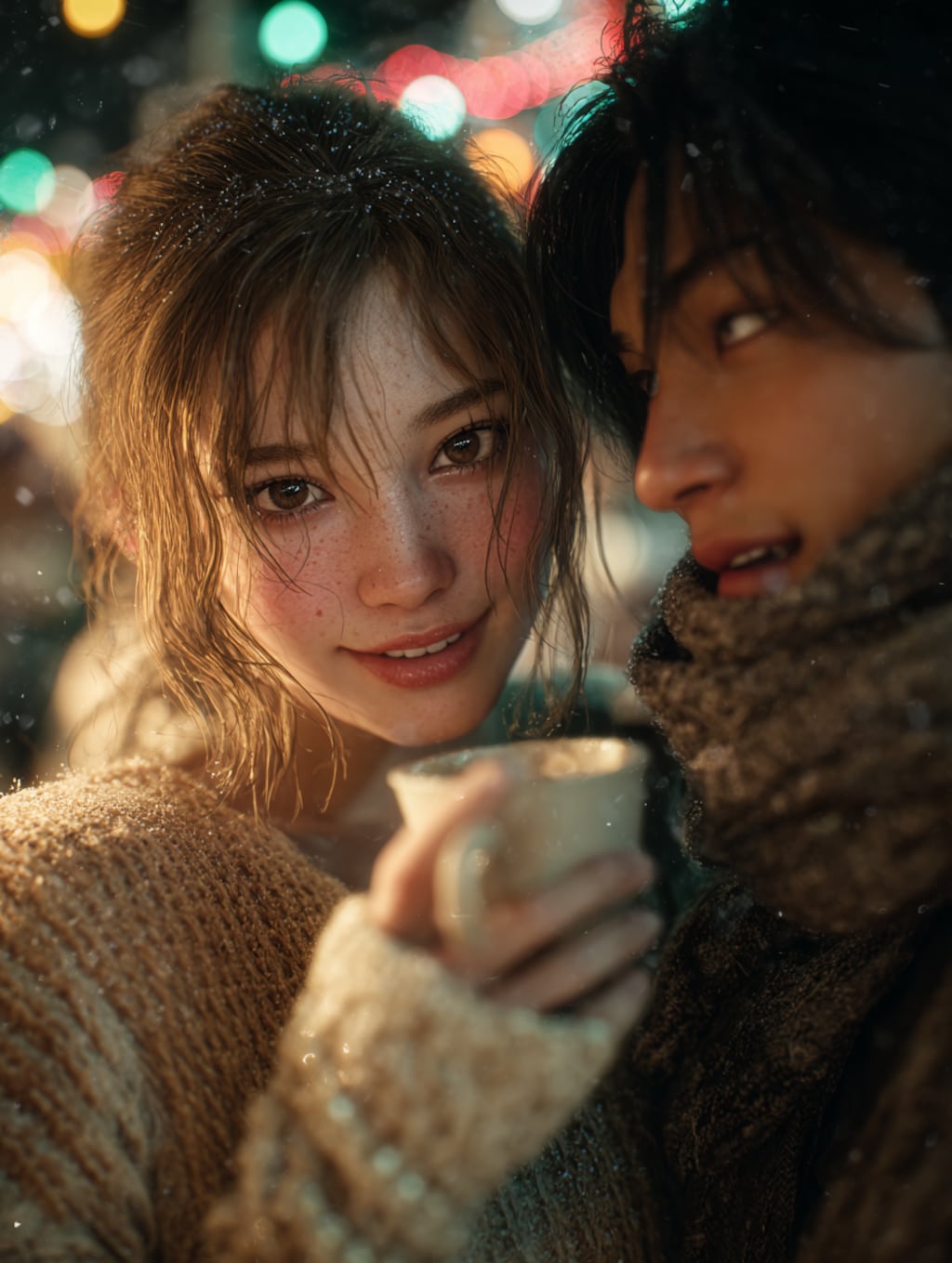 すっかりクリスマス気分の岬