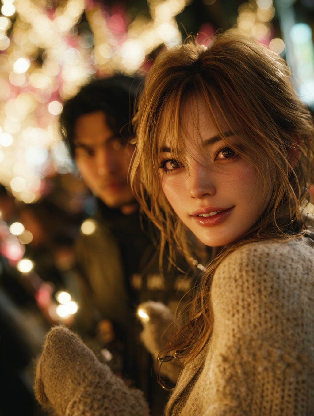 すっかりクリスマス気分の岬