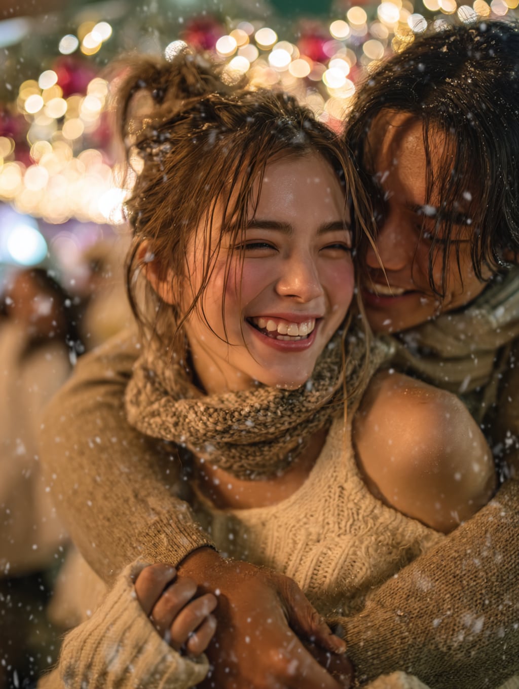 すっかりクリスマス気分の岬