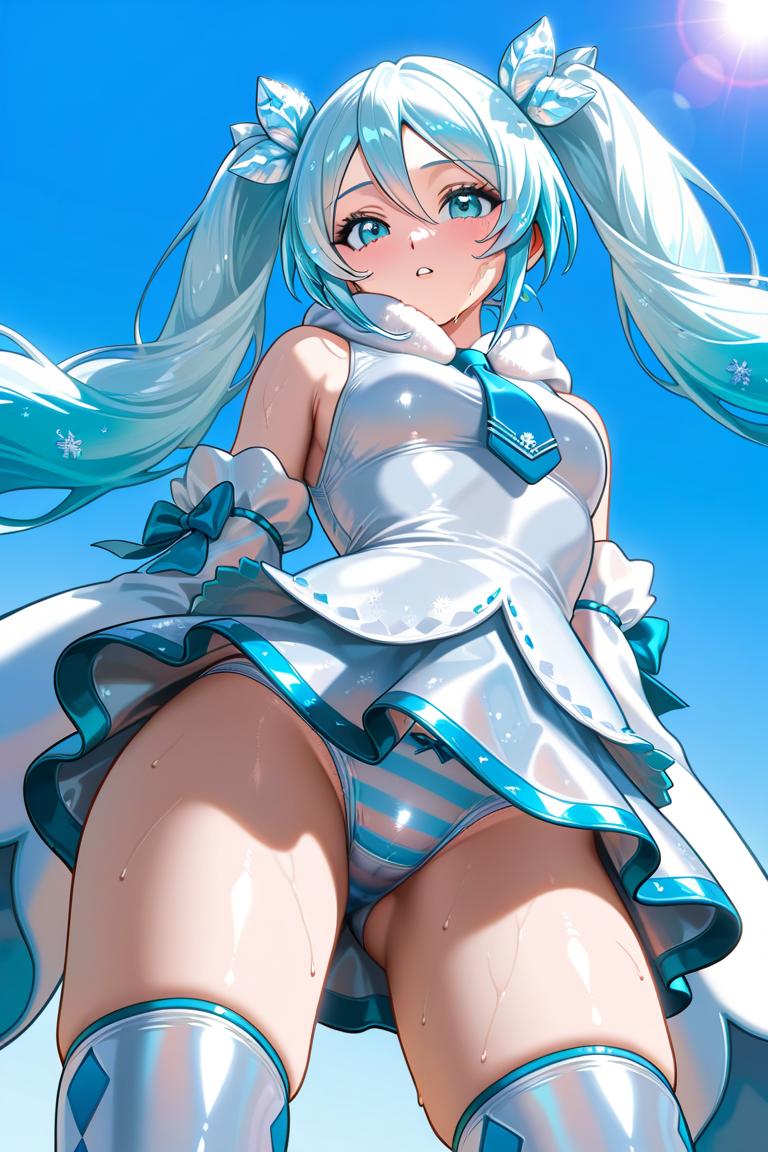 ミクの日　VOCALOID　雪ミク