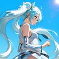 ミクの日　VOCALOID　雪ミク 4枚目