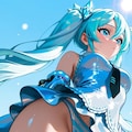 ミクの日　VOCALOID　雪ミク 6枚目