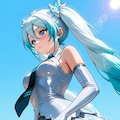 ミクの日　VOCALOID　雪ミク 5枚目