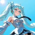 ミクの日　VOCALOID　雪ミク 3枚目