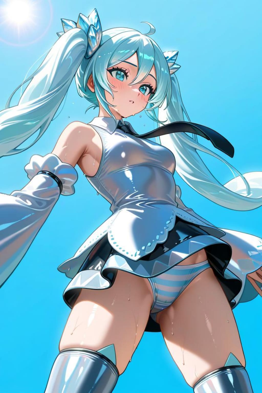 ミクの日　VOCALOID　雪ミク