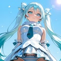 ミクの日　VOCALOID　雪ミク 2枚目